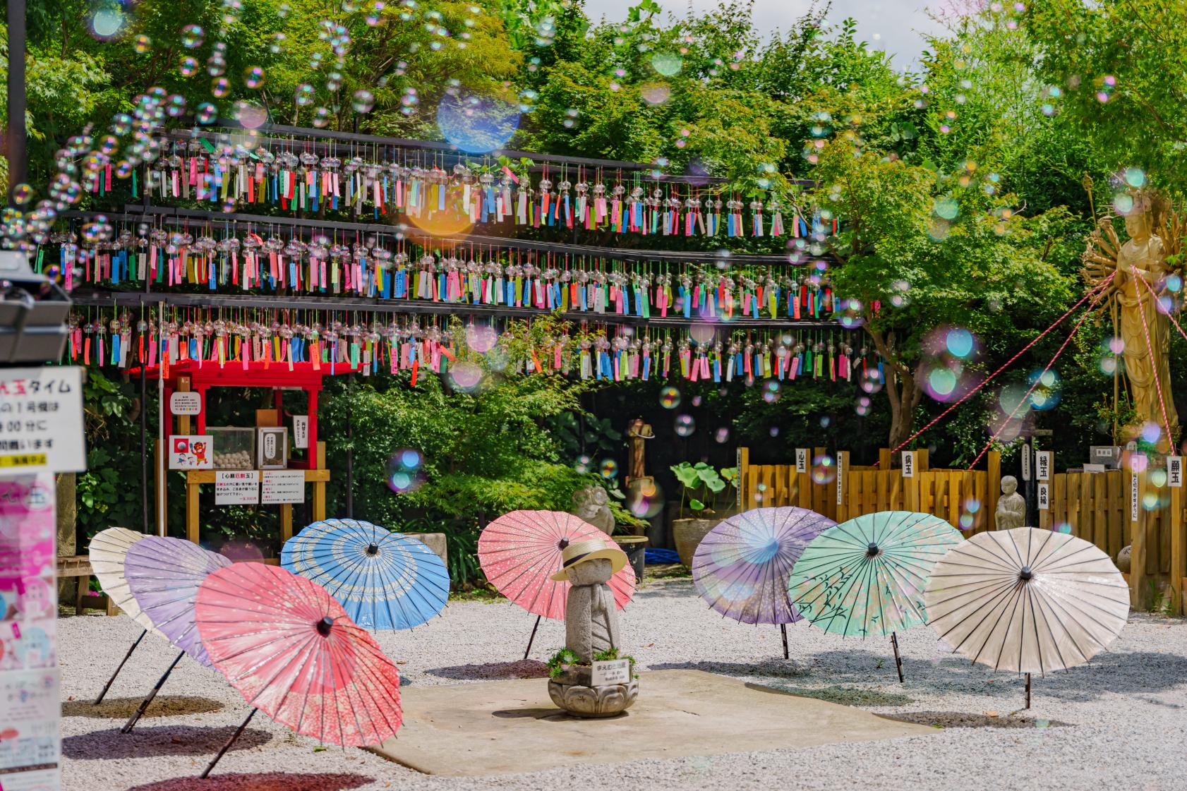 三井寺（平等寺）　風鈴トンネル